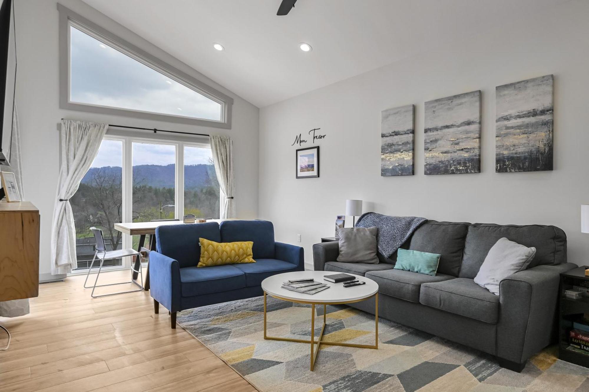 Mon Tresor, Modern Mountain Views With Deck Villa Weaverville Dış mekan fotoğraf