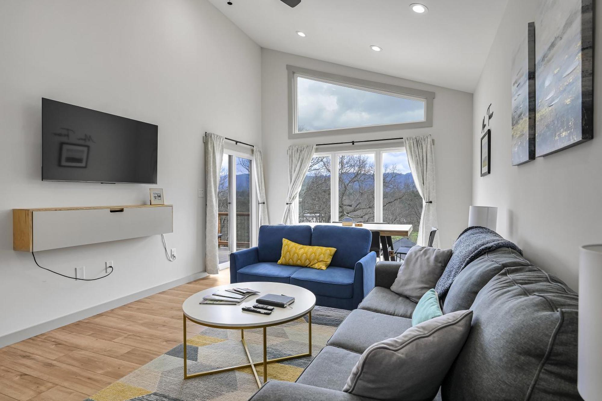 Mon Tresor, Modern Mountain Views With Deck Villa Weaverville Dış mekan fotoğraf