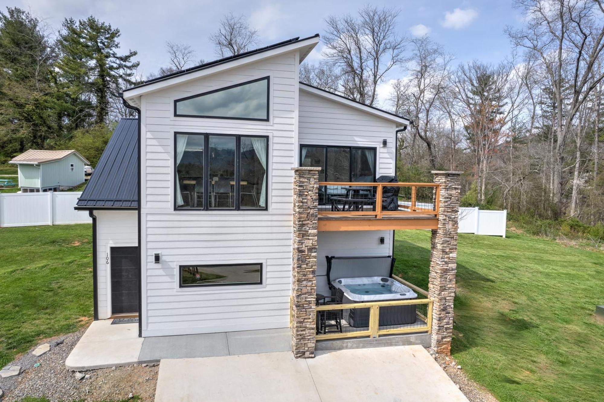 Mon Tresor, Modern Mountain Views With Deck Villa Weaverville Dış mekan fotoğraf