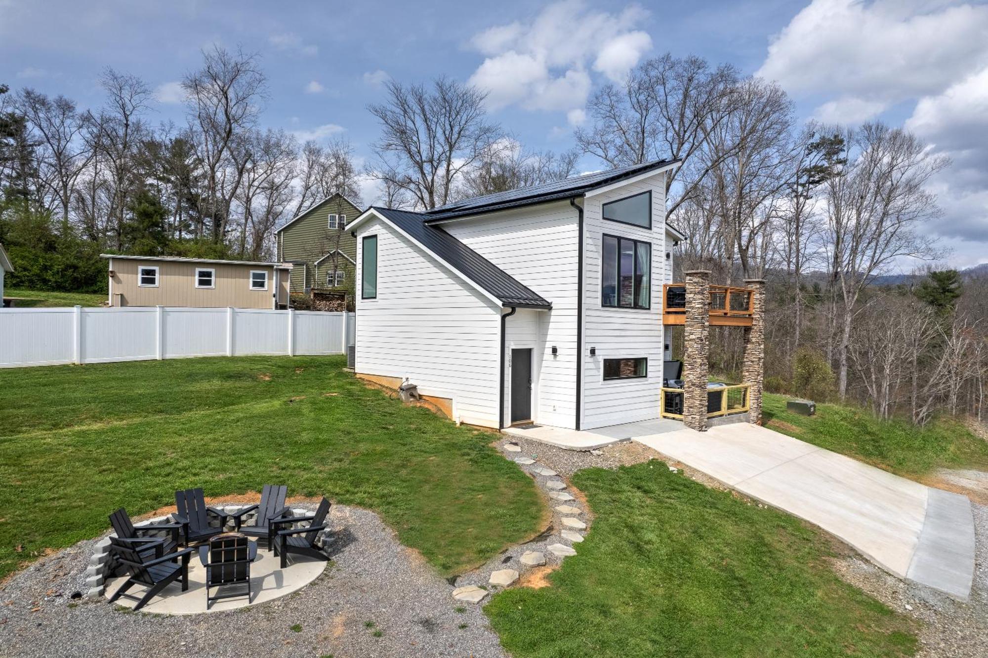 Mon Tresor, Modern Mountain Views With Deck Villa Weaverville Dış mekan fotoğraf